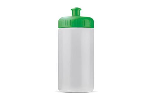 Sportflasche auf Biobasis 500ml basic Transparent grün