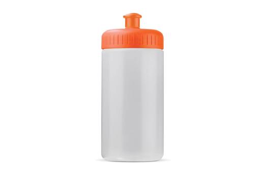 Sportflasche auf Biobasis 500ml basic Transparent orange
