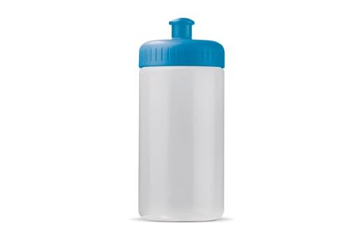 Sportflasche auf Biobasis 500ml basic Transparent hellblau