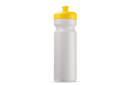 Sportflasche Bio 750ml Weiß/gelb
