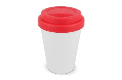 RPP Coffee Cup White body 250ml White/red