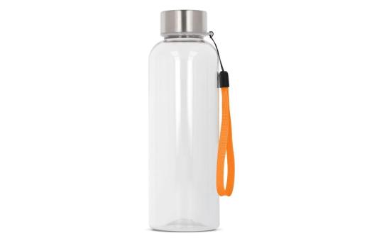 Water bottle Jude R-PET 500ml Transparent orange