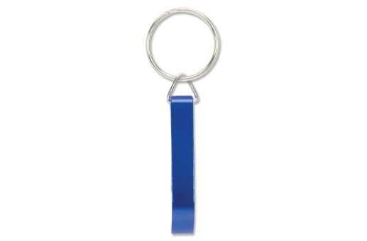 Keyring with bottle opener Aztec blue