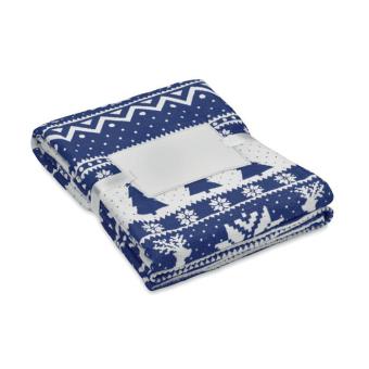 TOSTI RPET fleece blanket 190 gr/m² Aztec blue