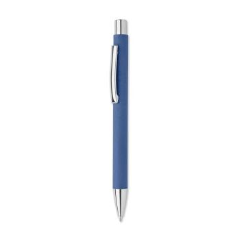 OLYMPIA Recycled paper push ball pen Bright royal