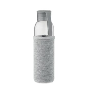 EBOR Flasche recyceltes Glas 500 ml Grau