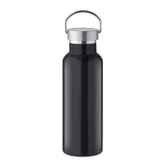 FLORENCE Double wall bottle 500 ml Black