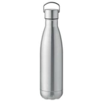 MANOA Double wall bottle 500 ml Flat silver