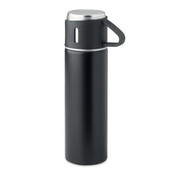 TONIA Double wall bottle 420 ml Black