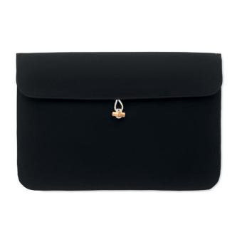 COTIN Laptoptasche Baumwolle Schwarz