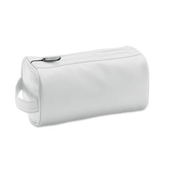 BAI COSMETIC Soft PU cosmetic bag and zipper White