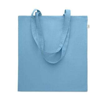 VIVEKA COLOUR Recycled cotton shopping bag Teal