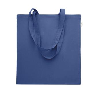 VIVEKA COLOUR Recycled cotton shopping bag Bright royal