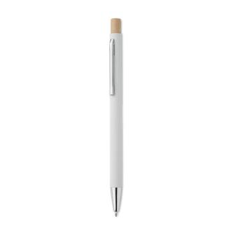 BERGAMO Recycled aluminium ball pen White