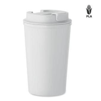 BEIBAKU Doppelwandiger Becher 350 ml Weiß