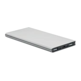 POWERFLAT8C Power bank 8000 mAh Flat silver