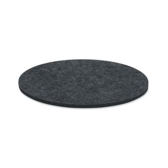 FELTSTER Round coaster in RPET felt Stone