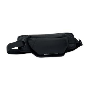 NYKO Hiking waist bag in 420D nylon Black