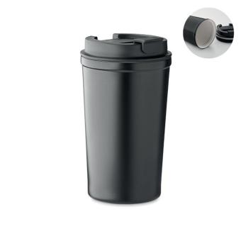 NUNAVUM Doppelwandiger Becher 450 ml Schwarz