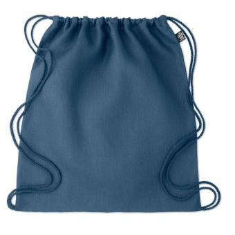 NAIMA BAG Hanf Beutel mit Kordelzug Blau