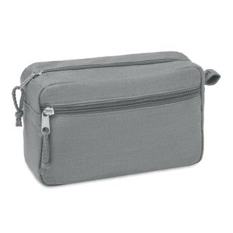 NAIMA COSMETIC Hemp toilet bag hemp 200 gr/m² Convoy grey