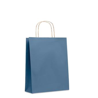 PAPER TONE M Medium Gift paper bag  90 gr/m² Aztec blue