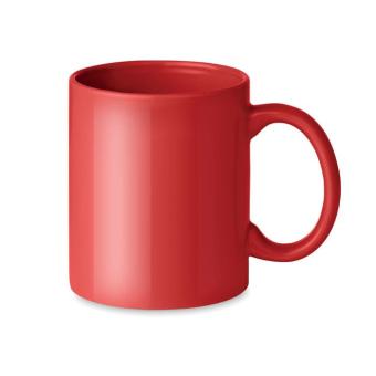 DUBLIN TONE Coloured ceramic mug 300ml Red