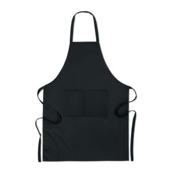 RAIPUR COLOUR Organic cotton apron 200 gr/m² Black