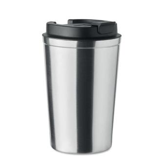 BRACE Double wall tumbler 350 ml Flat silver