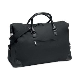 MONACO Weekend bag in canvas 340gr/m² Black