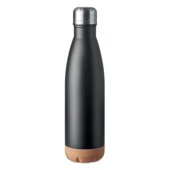 ASPEN CORK Doppelwandige Isolierflasche Schwarz