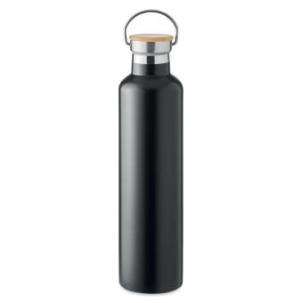 HELSINKI LARGE Double wall flask 1L Black