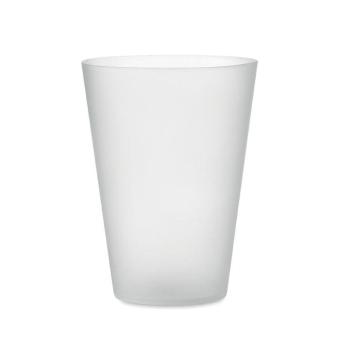 FESTA LARGE Reusable event cup 300ml Transparent white