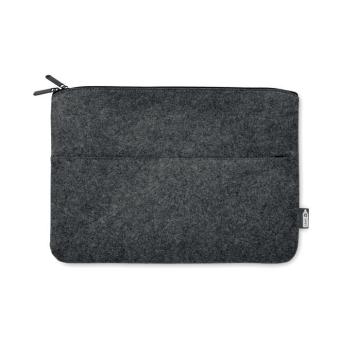 TOPLO Laptoptasche RPET-Filz Steingrau