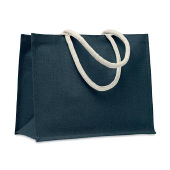 AURA Einkaufstasche Jute Blau