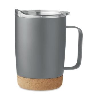 RUBY Double wall mug 300ml Convoy grey