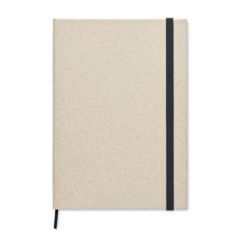 GRASS NOTES DIN A5 Notizbuch Graspapier Beige