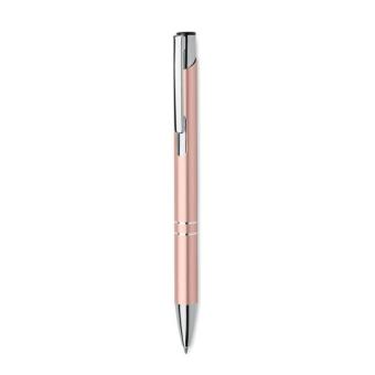 BERN RA Recycled aluminium ball pen Fawn/red