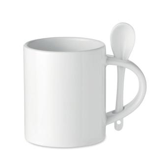 SUBLIM SPOON Subli-Becher Keramik 300 ml Weiß