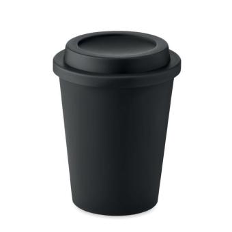 SORA Double wall tumbler PP 300 ml Black