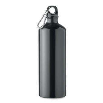 MOSS LARGE Aluminium bottle 1L Black