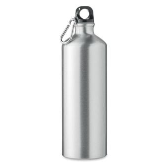 MOSS LARGE Trinkflasche Aluminium 1L Silber matt