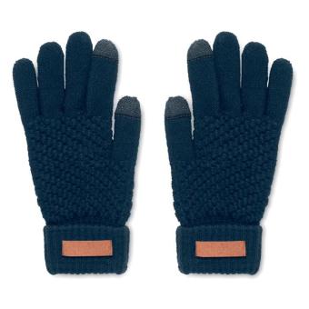 TAKAI Rpet tactile gloves Navy