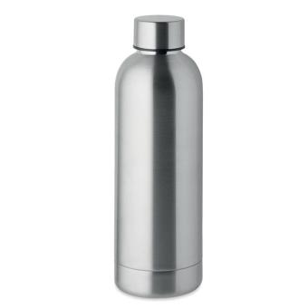 ATHENA Double wall bottle 500 ml Flat silver