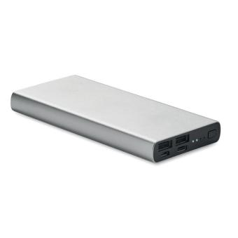 POWERFLAT 8 C 10000 mAh power bank Flat silver