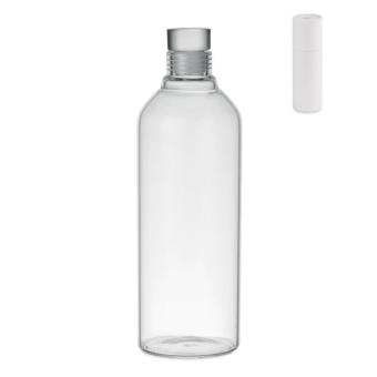 LARGE LOU Borosilicate bottle 1L Transparent