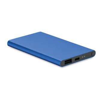 POWERFLAT C 4000 mAh Power Bank Type C Bright royal