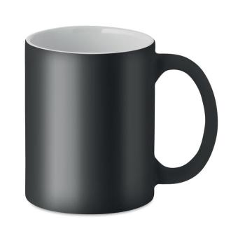 DUBLIN COLOUR Matt coloured mug 300 ml Black