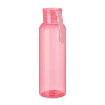 INDI Tritan bottle and hanger 500ml Transparent pink