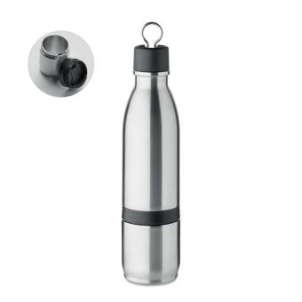 ATERA 2in1 Isolierflasche 500ml Silber matt